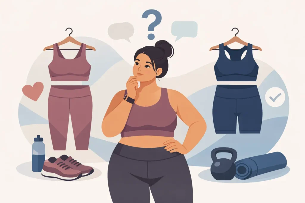 How to Choose Plus Size Gym Sets