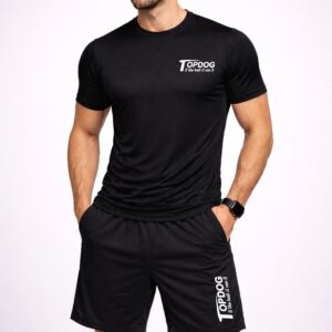 Top Dog Black Reflective Top