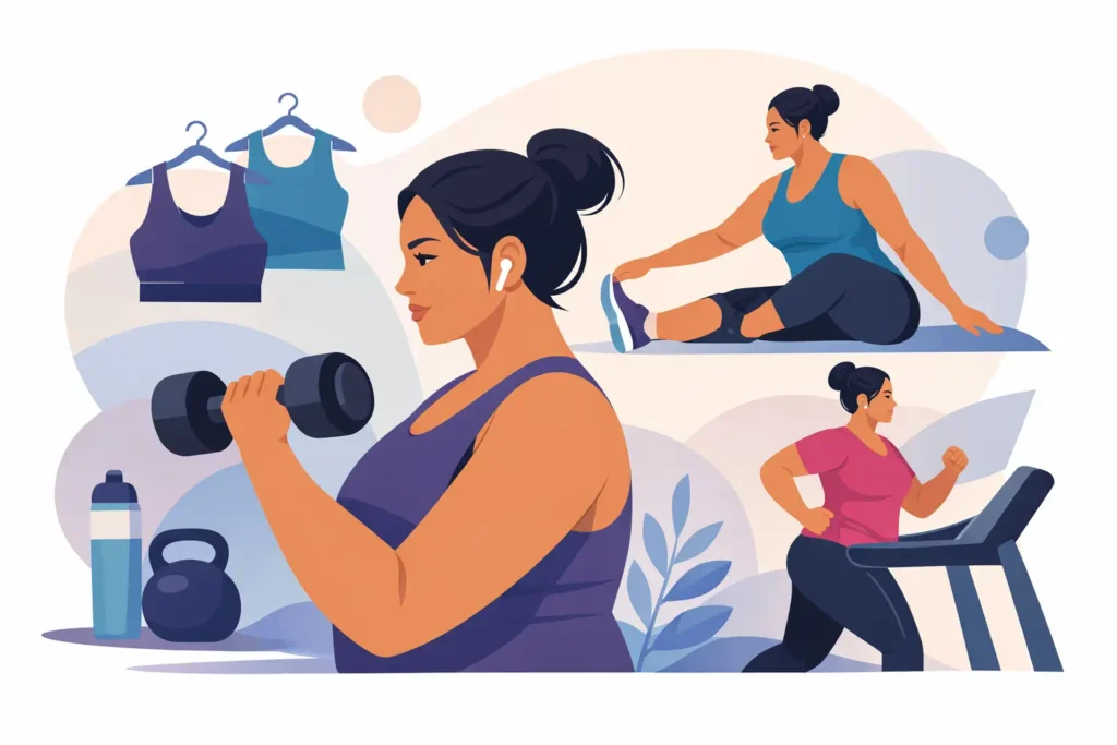 Plus Size Workout Tops That Work as Hard as You